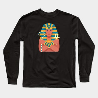 Pharaoh Egypt Creative Colorful Design Long Sleeve T-Shirt